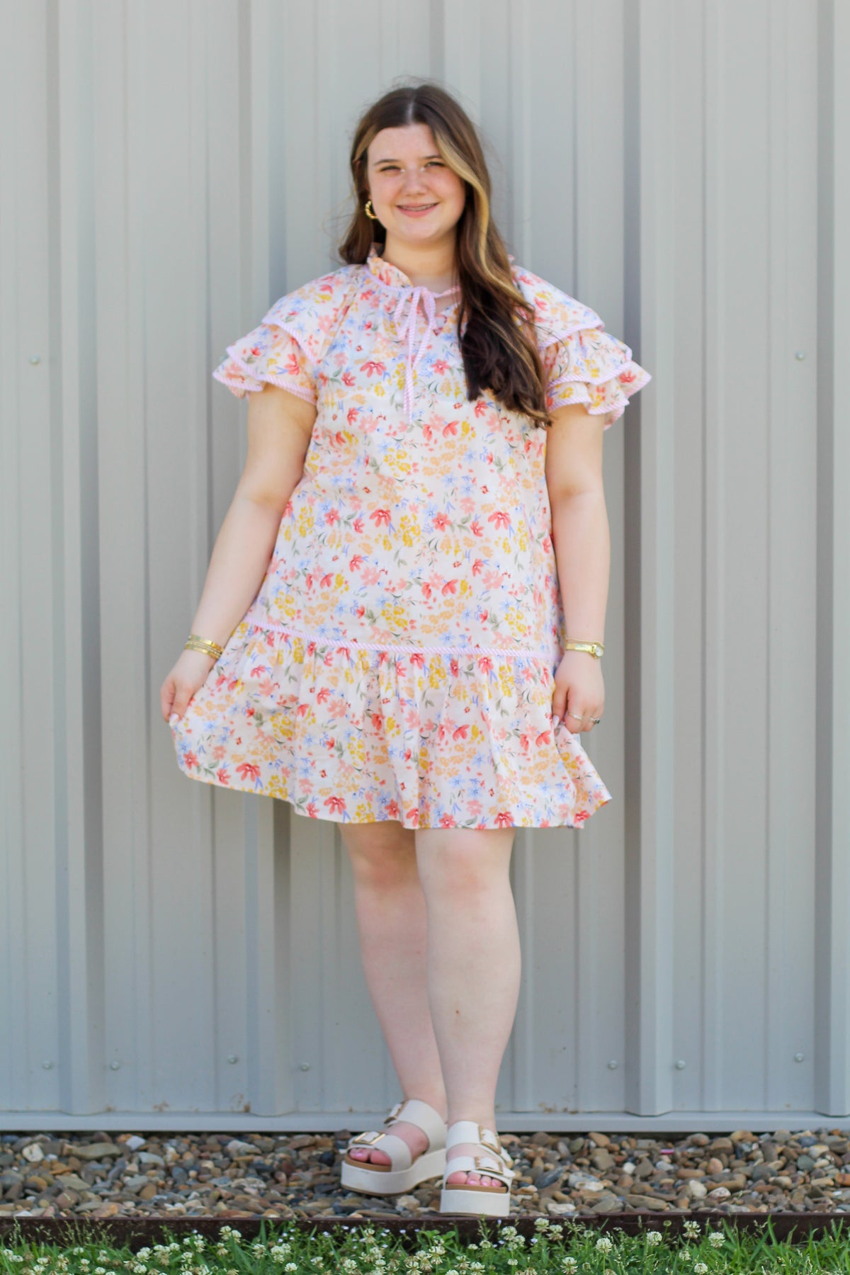 Add More Flowers Dress