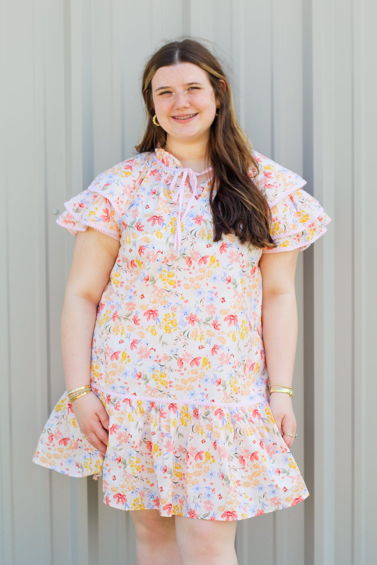 Add More Flowers Dress