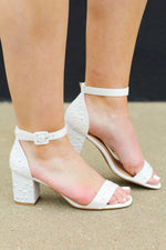 Crete-S Heels-White/Pearl