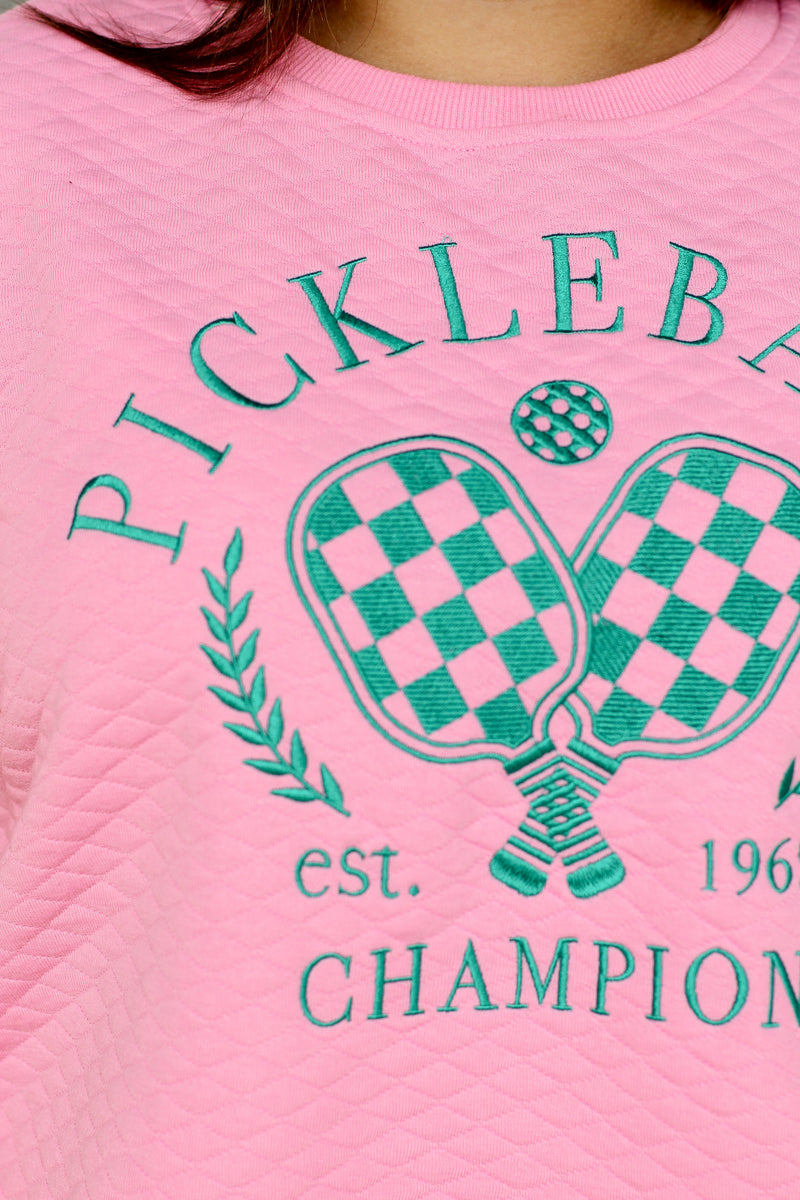 Quilted Pickle Ball Top