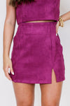Game On Skirt-Grape