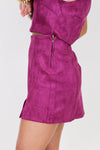 Game On Skirt-Grape