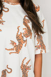 Tiger Pocket Top-White