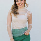 Pardi Gras Mesh Top