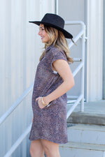 Leopard Button Down Dress