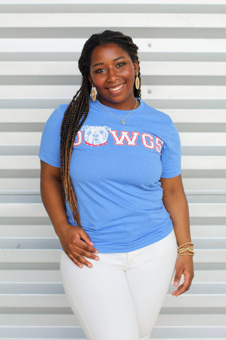 Mr. P's Dawgs Tee-Blue