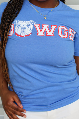 Mr. P's Dawgs Tee-Blue