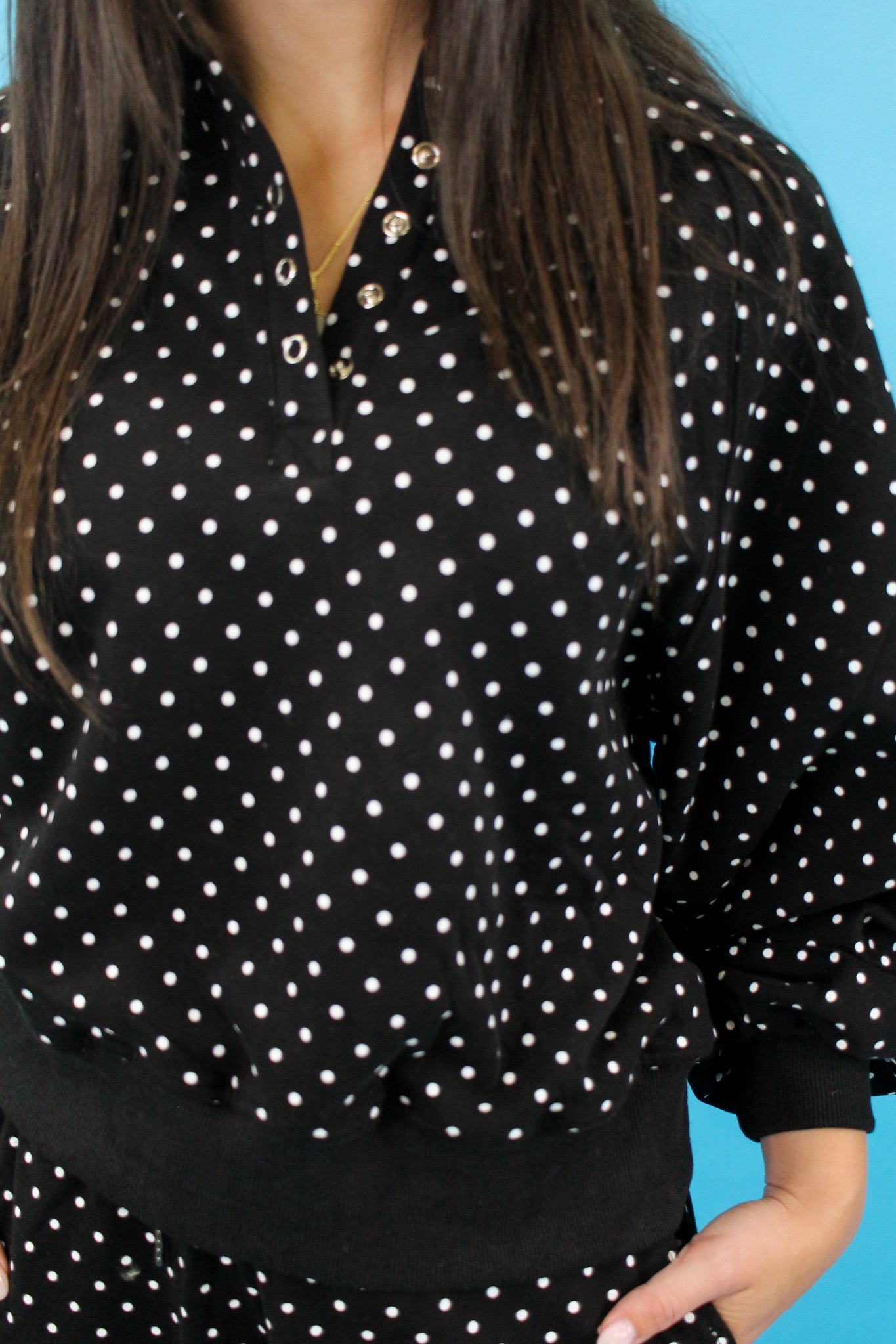 Mini Polka Dot Pullover
