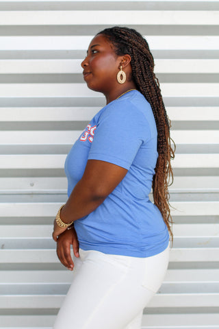 Mr. P's Dawgs Tee-Blue