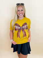 Football Bow Tee