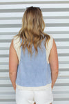 Denim and Lace Top