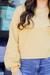 Everything Casual Top-Yellow