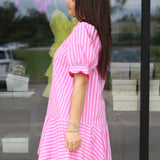 Lines and Scallops Dress