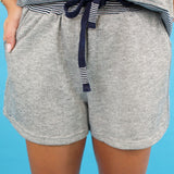 Stripe Panel Shorts