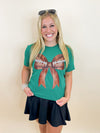 Football Bow Tee