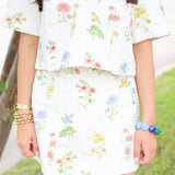 Flirty Floral Denim Top