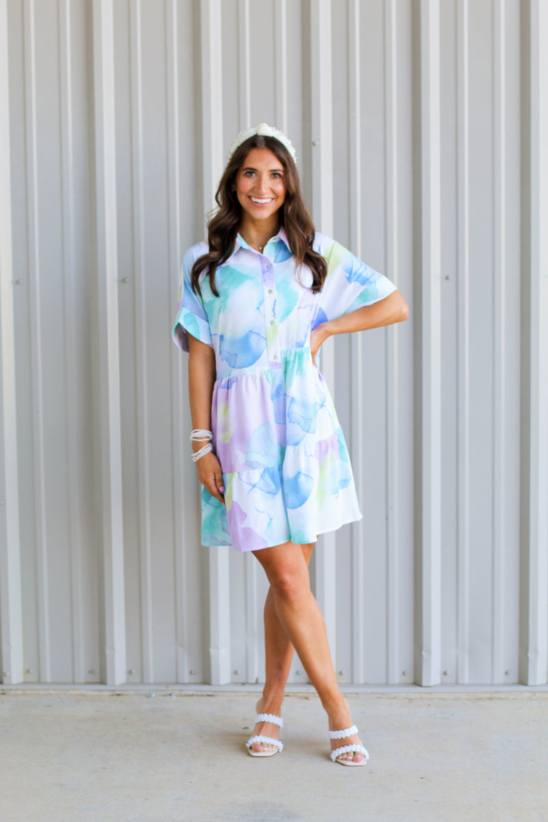 Want This Watercolor Dress
