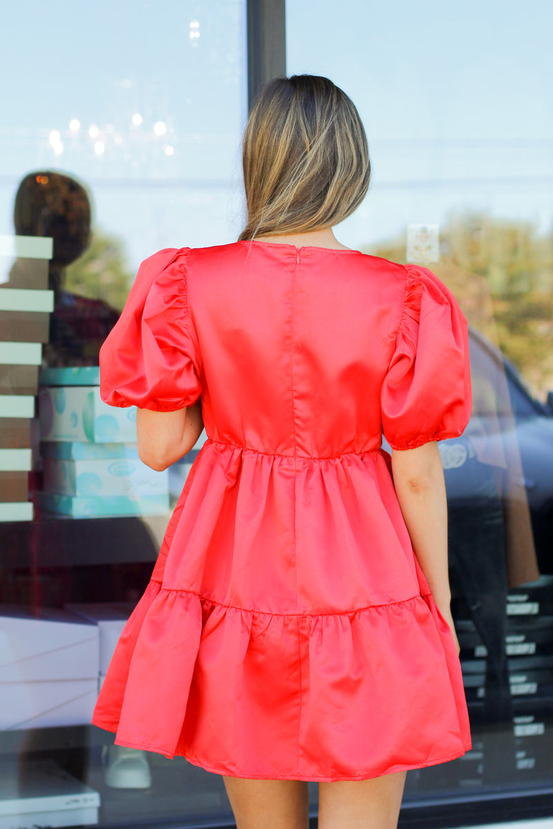 Such a Sweetie Dress-Red
