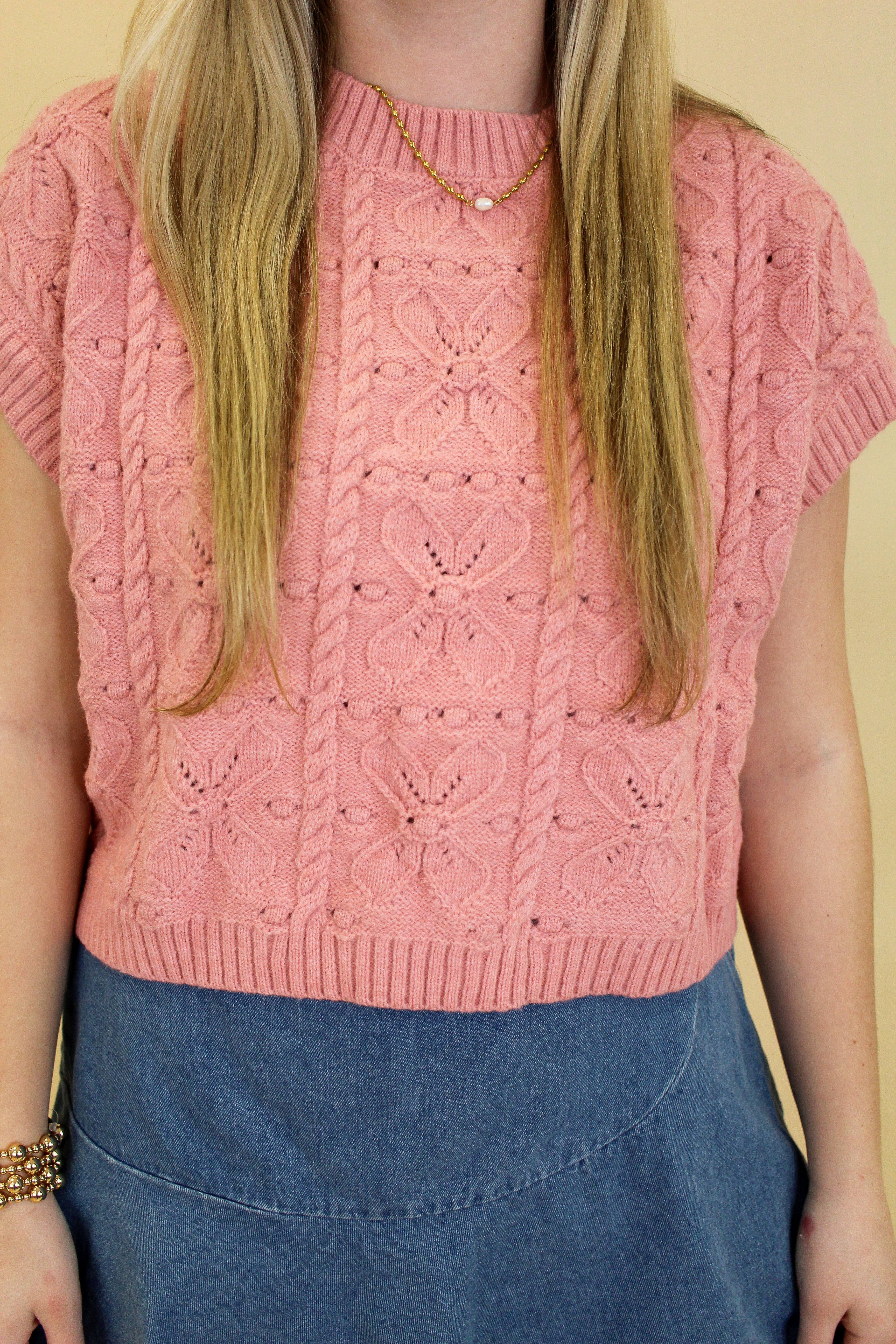Flower Stitch Sweater