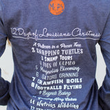 Mr.P's 12 Days of Christmas Long Sleeve Tee-Navy