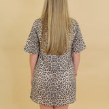 Collar Leopard Dress