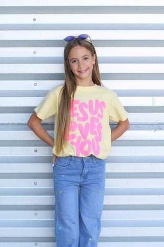 Jesus Loves you tween tee