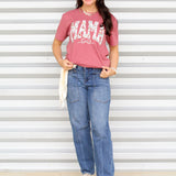 Floral Mama Bow Tee