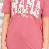 Floral Mama Bow Tee