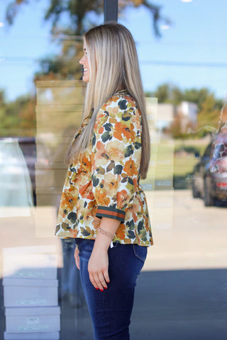 Fall Hues Babydoll Top