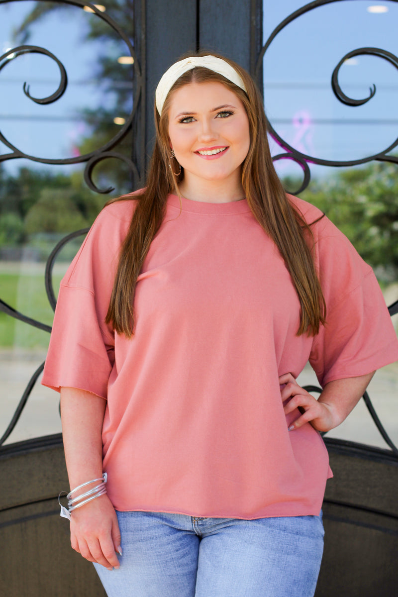 Comfy in this Top-Rose