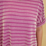 Raised Ribbed Stripe Top