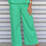 Giving Summer Gingham Pants