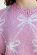 Preppy Bow Sweater