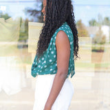 Criss Cross Polka Dot Top