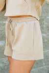 Trends on Trends Shorts-Taupe