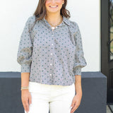 Hidden Polka Dot Top