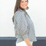 Hidden Polka Dot Top