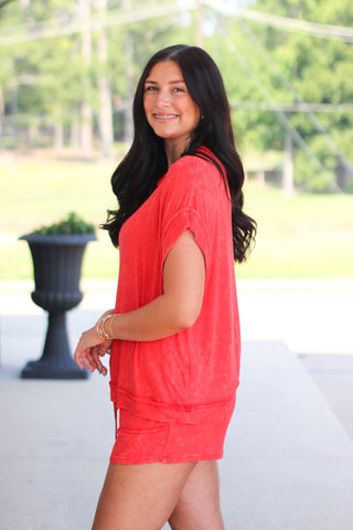 So Casual Mineral Wash Top