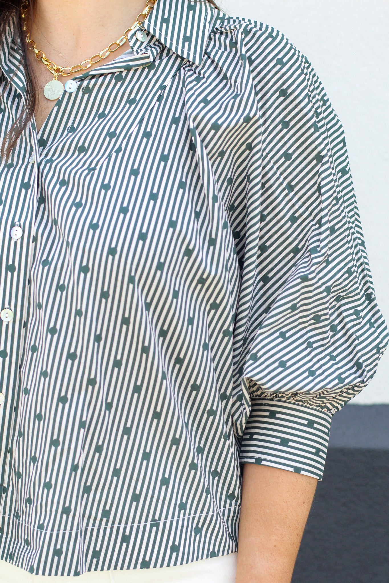 Hidden Polka Dot Top