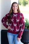 Preppy Bow Sweater