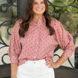 Hidden Polka Dot Top