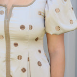 Classy Polka Dot Lady Midi Dress