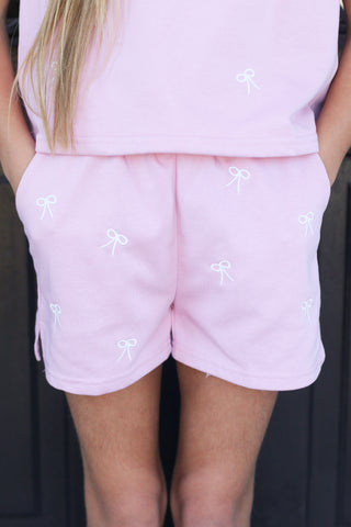 tween bow soft shorts