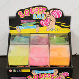 Squeez Ball Glitter Fidget Cube