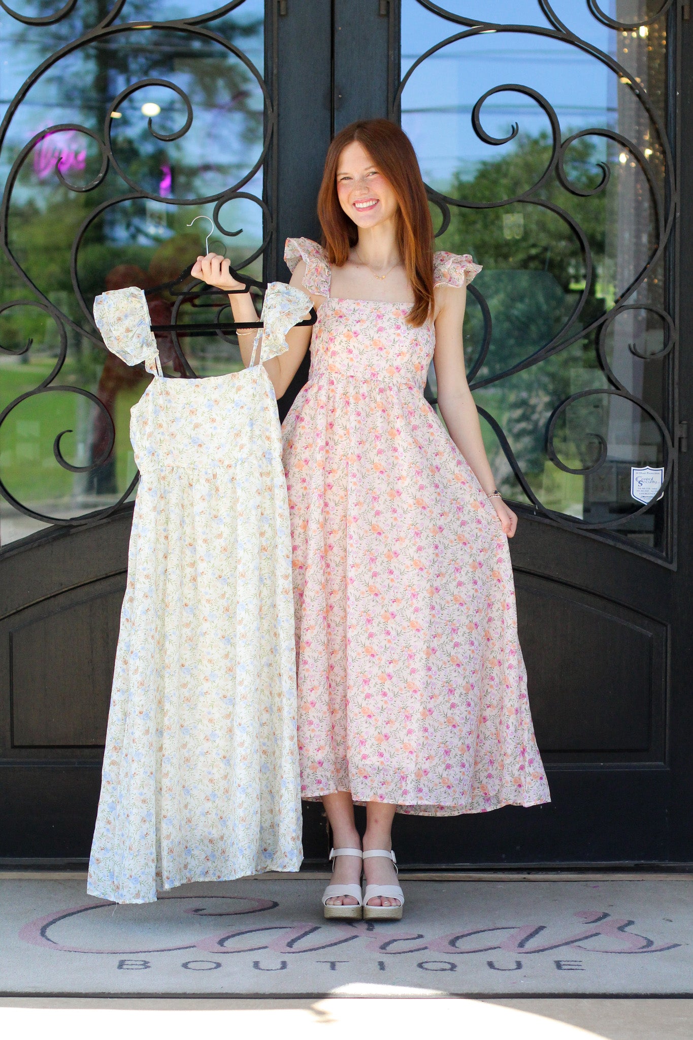 Leave it to the Florals Midi Dress