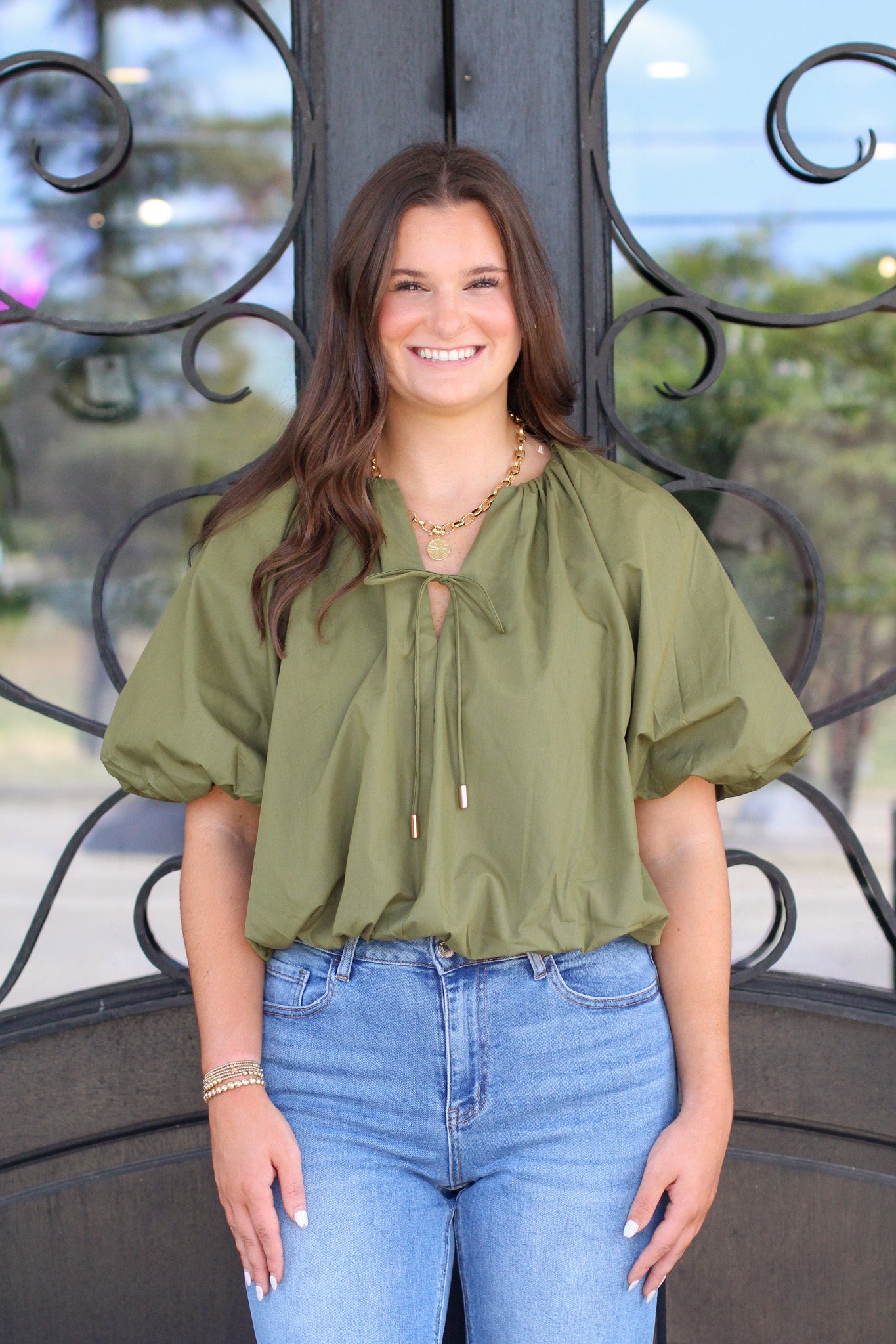 Cutest Bow Bubble Top