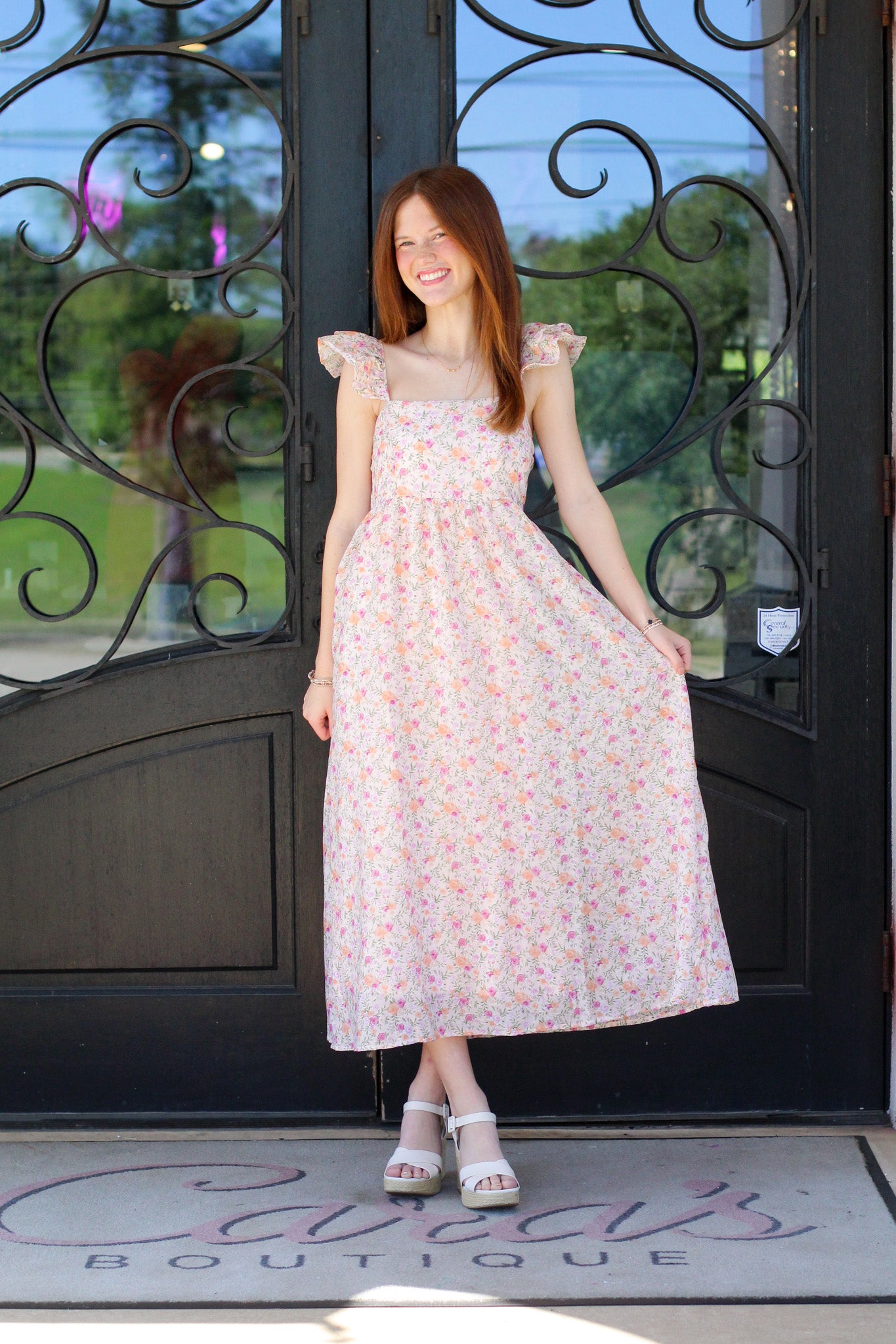 Leave it to the Florals Midi Dress