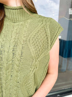 Fall Girl Sweater-Olive