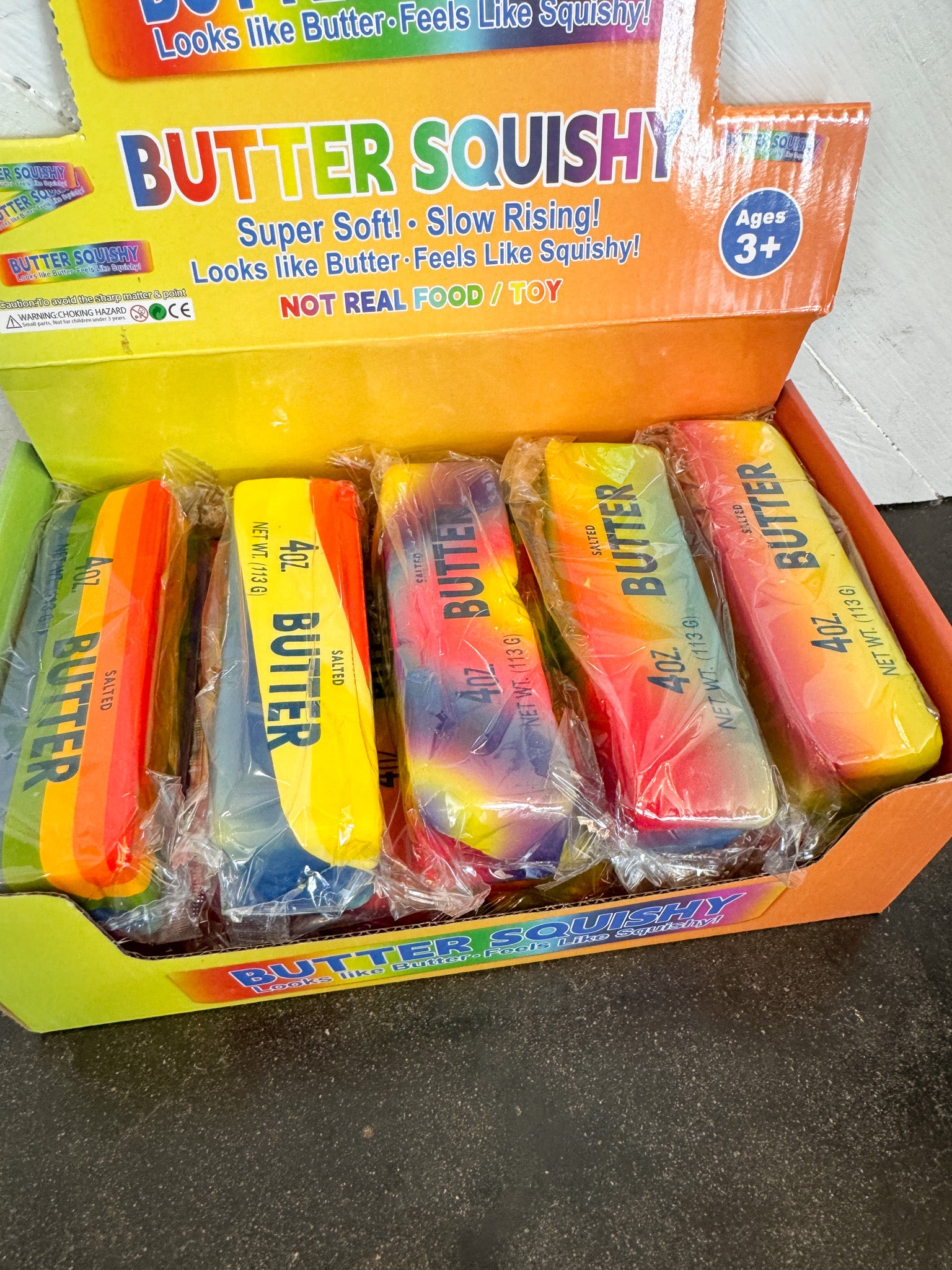 Rainbow Butter Stick Squishy