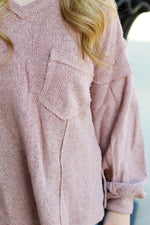Ready for Fall Pocket Top-Blush